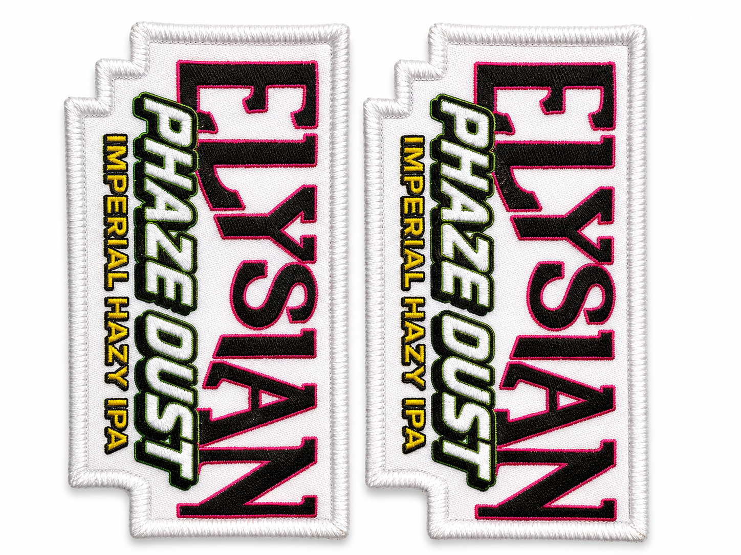 Elysian Hazy Dust embroidered woven patches
